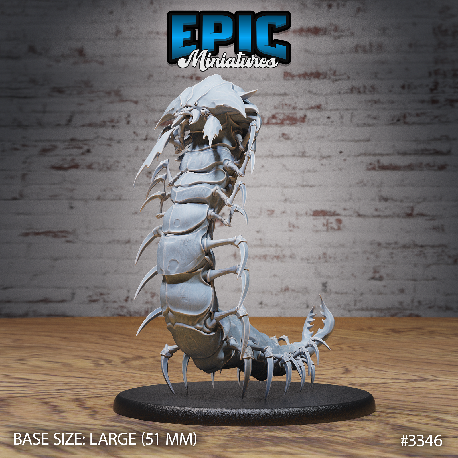 Hell Crawler Centipede - The Printable Dragon