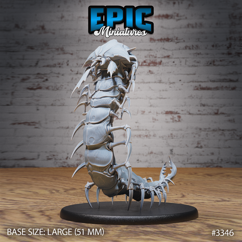 Hell Crawler Centipede 3D-printed model