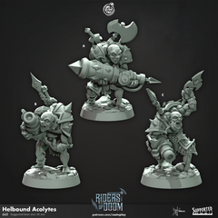 Hellbound Acolytes 3D-printed model