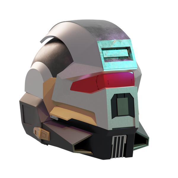Helldivers 2 Dreadnaught Helmet 3D-printed model