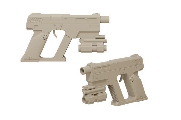 Helldivers 2 P2 Peacemaker Pistol 3D-printed model