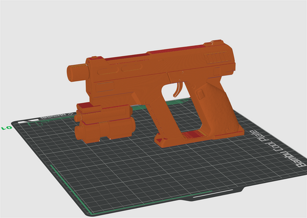 Helldivers 2 P2 Peacemaker Pistol 3D-printed model