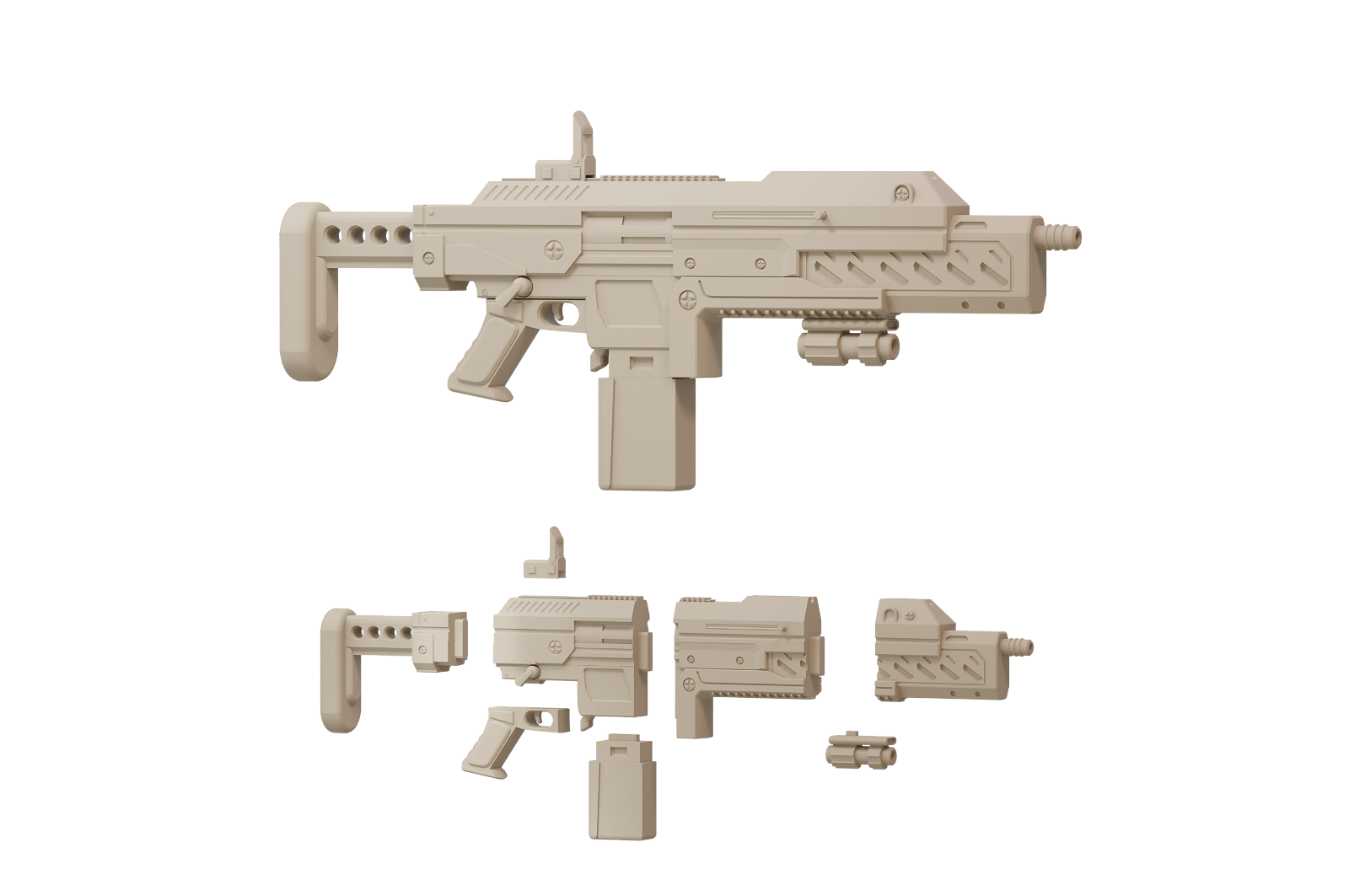 Helldivers SG225 Breaker - The Printable Dragon