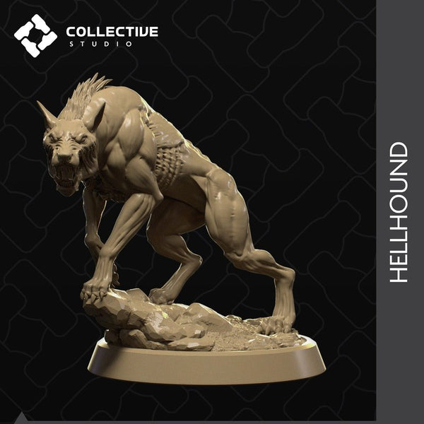 Hellhound 3D-printed model