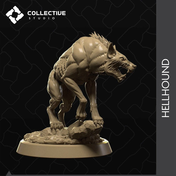 Hellhound 3D-printed model