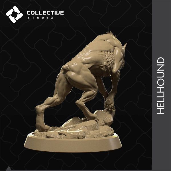 Hellhound 3D-printed model