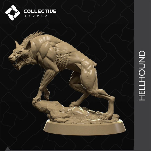 Hellhound 3D-printed model