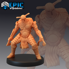 Helmed Barbarian 3D-printed model