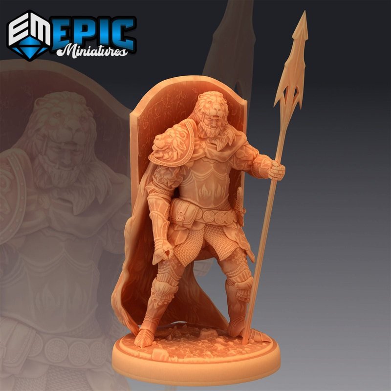 Heracles Knight 3D-printed model