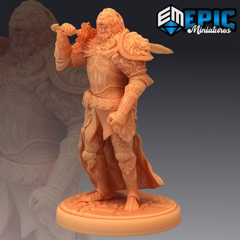 Heracles Knight 3D-printed model