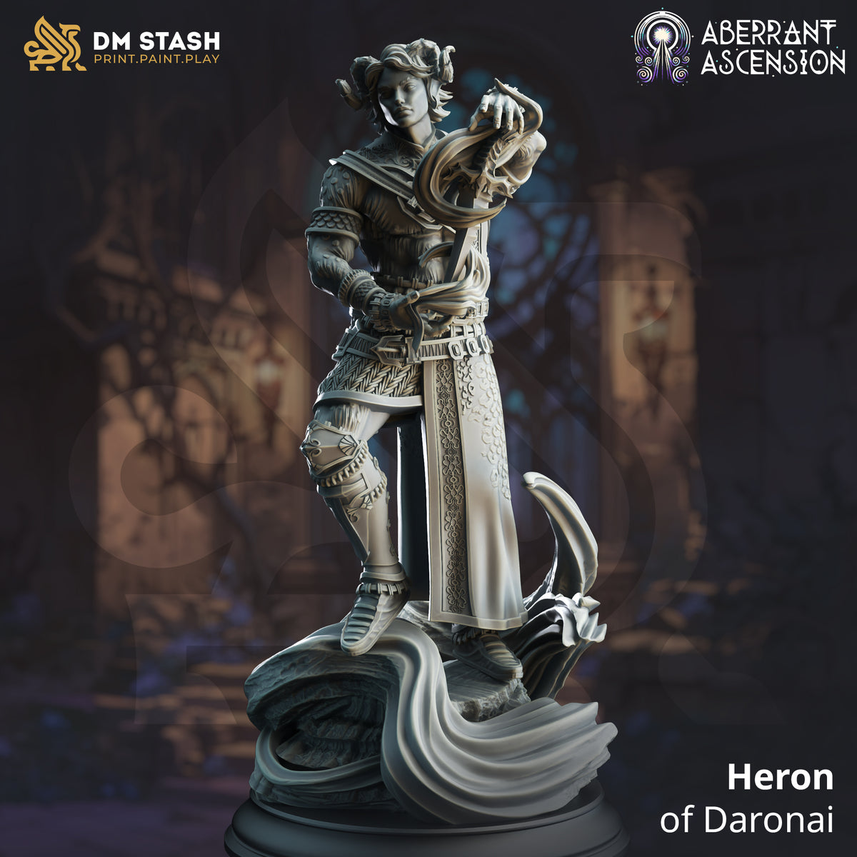 Heron of Daronai 3D-printed model