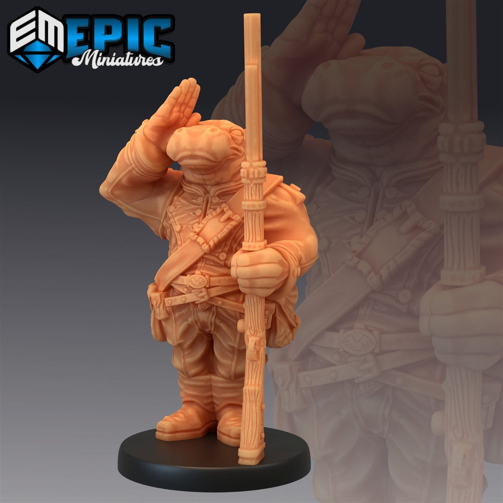 Hippo Soldier - The Printable Dragon