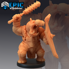 Hippo Warrior - The Printable Dragon