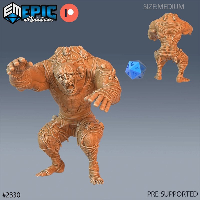 Hive Controlled Zombie 3D-printed model