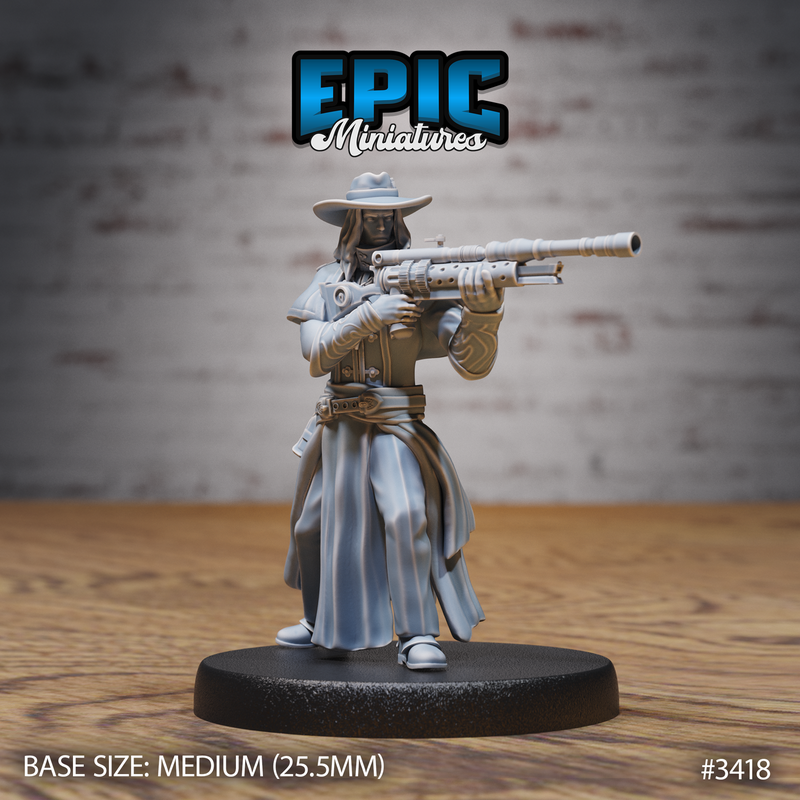 Holy Gunslinger 3D-printed model