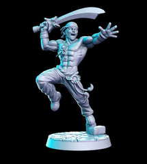 Hong Kong Swordsman 3D-printed model