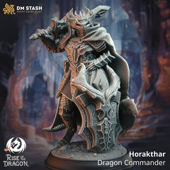 Horakthar Dragon Commander 3D-printed model