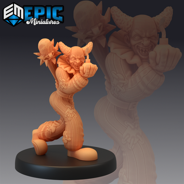 Horror Clown 3D-printed model
