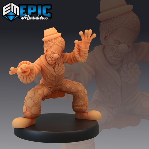 Horror Clown 3D-printed model