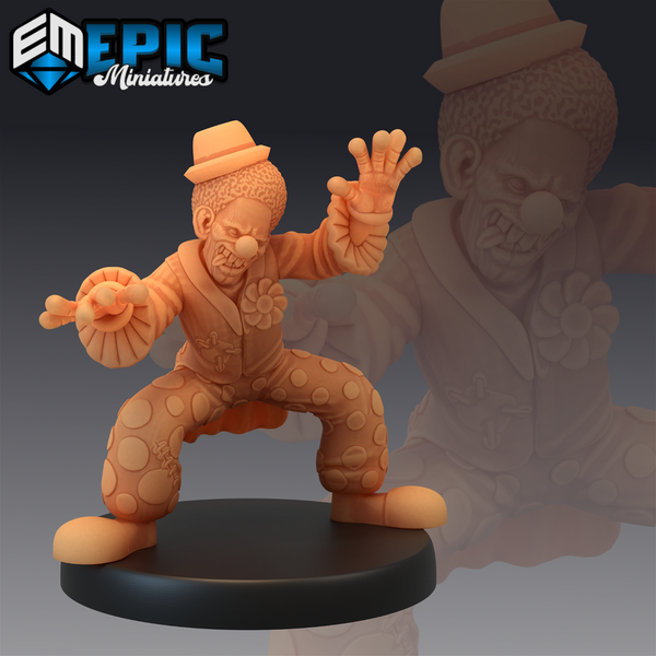 Horror Clown 3D-printed model