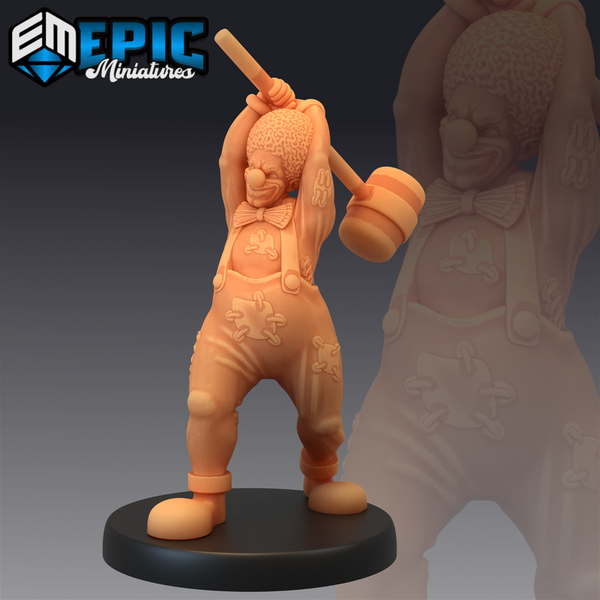 Horror Clown 3D-printed model