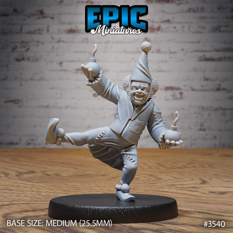 Horror Clown 3D-printed model