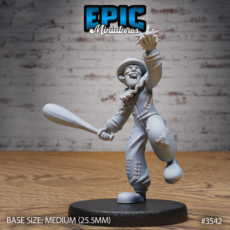 Horror Clown 3D-printed model