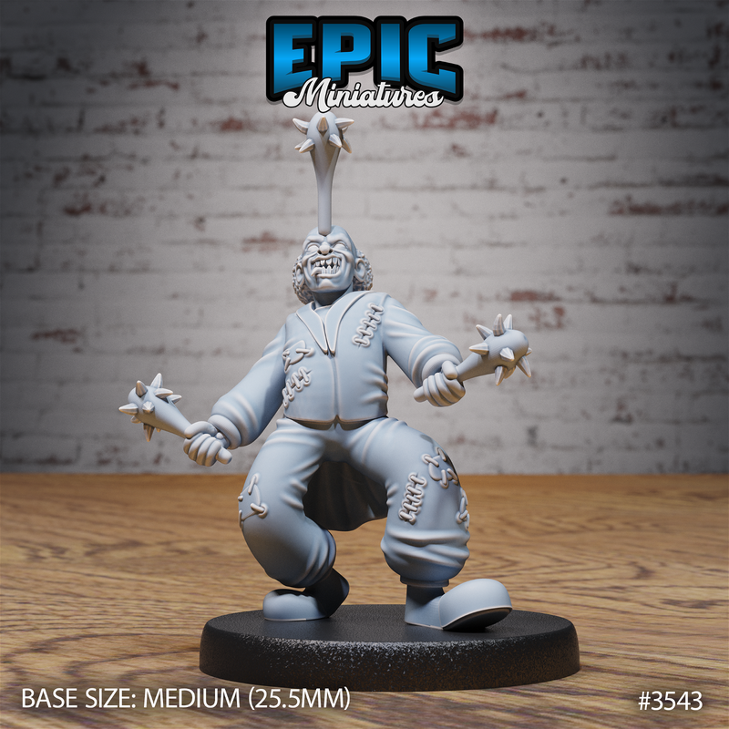 Horror Clown 3D-printed model