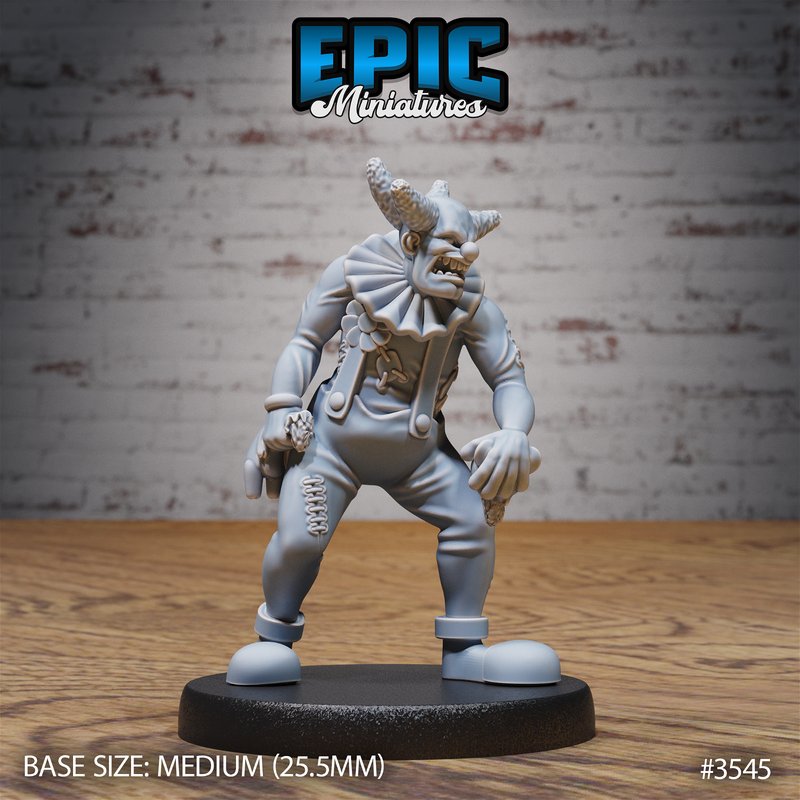 Horror Clown 3D-printed model