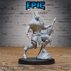 Horse Folk Knight 3D-printed model