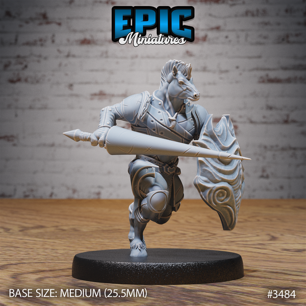 Horse Folk Knight 3D-printed model