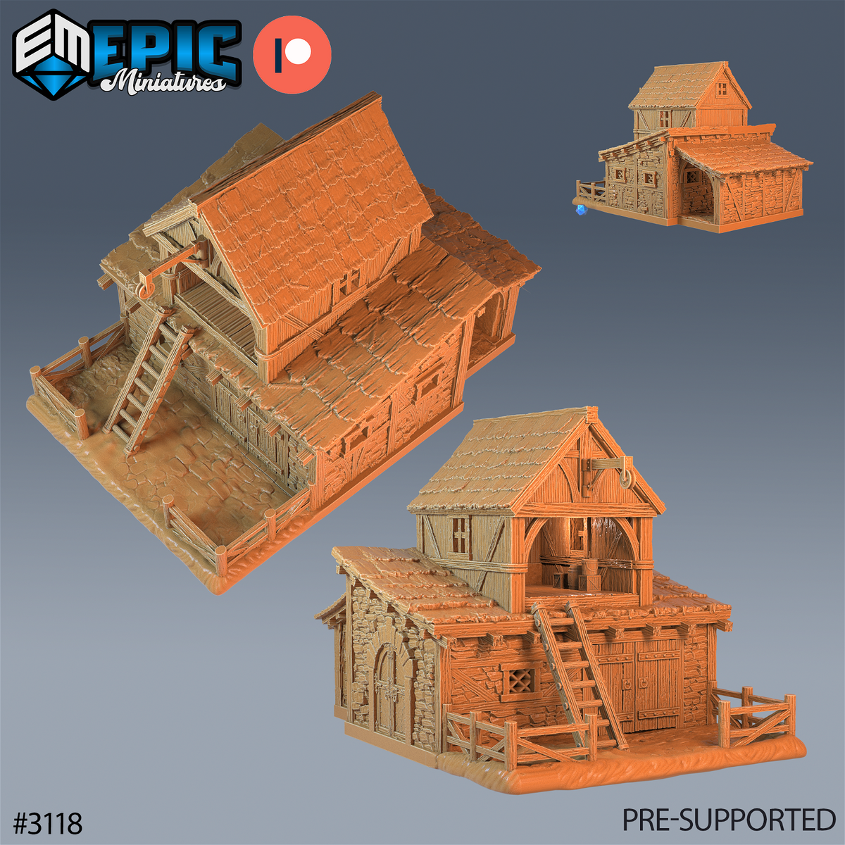 Horse Stable - The Printable Dragon