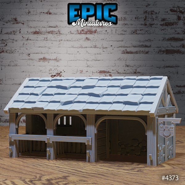 Horse Stable 3D-printed model