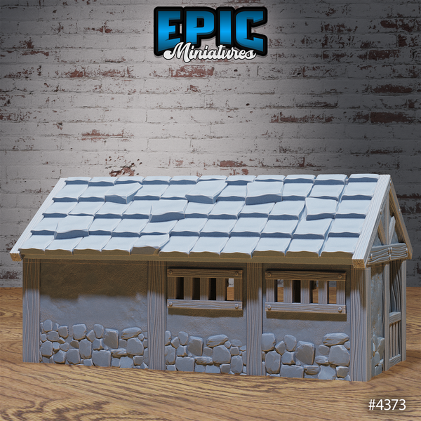 Horse Stable 3D-printed model