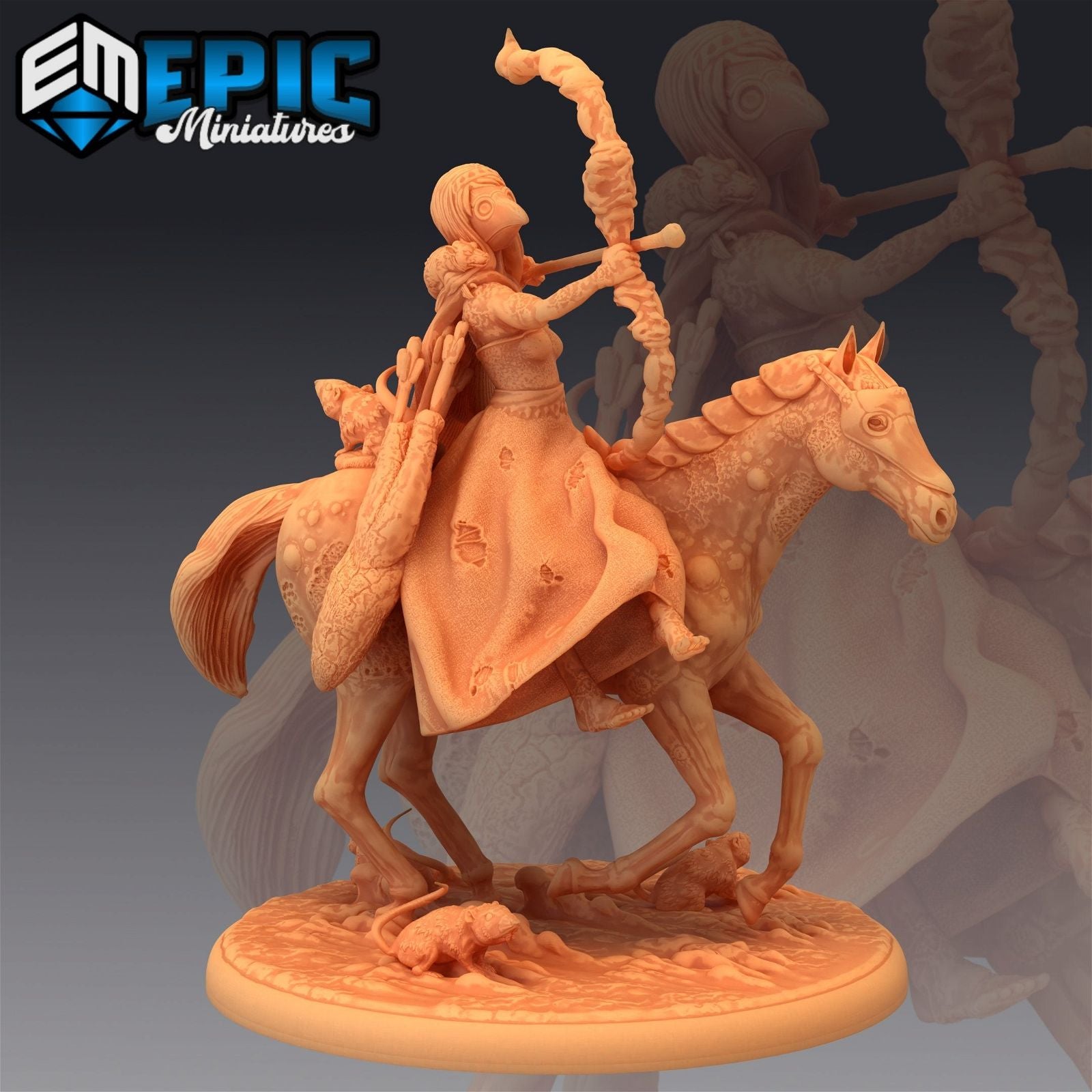 Horseman Of Pestilence - The Printable Dragon