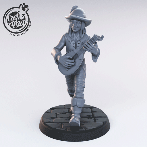 Human Bard 3D-printed model