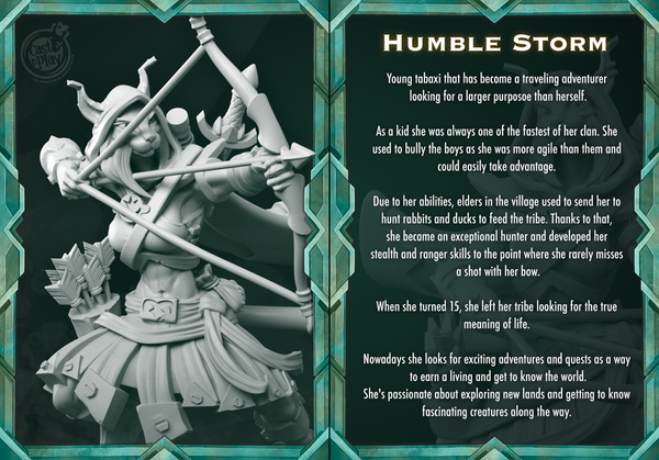 Humble Storm 3D-printed model