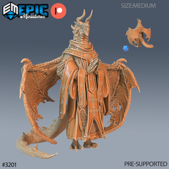 Hunters Guild Bahamut Cleric 3D-printed model
