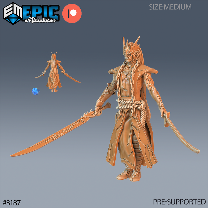 Hunters Guild Elven Red Mage 3D-printed model