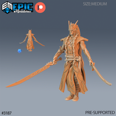 Hunters Guild Elven Red Mage 3D-printed model