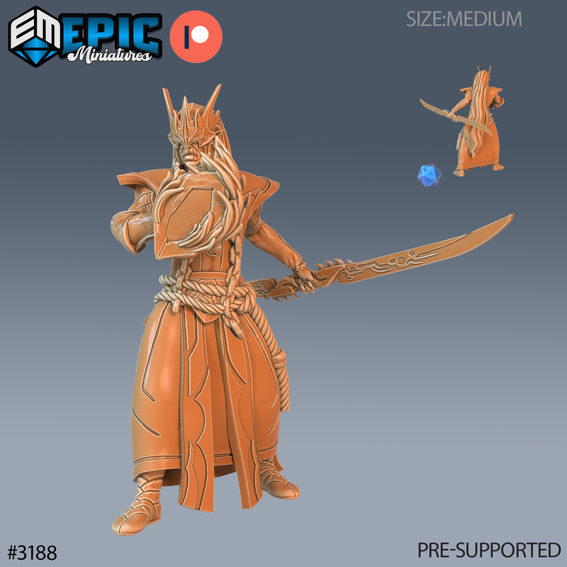 Hunters Guild Elven Red Mage 3D-printed model