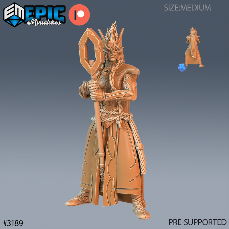 Hunters Guild Elven Red Mage 3D-printed model