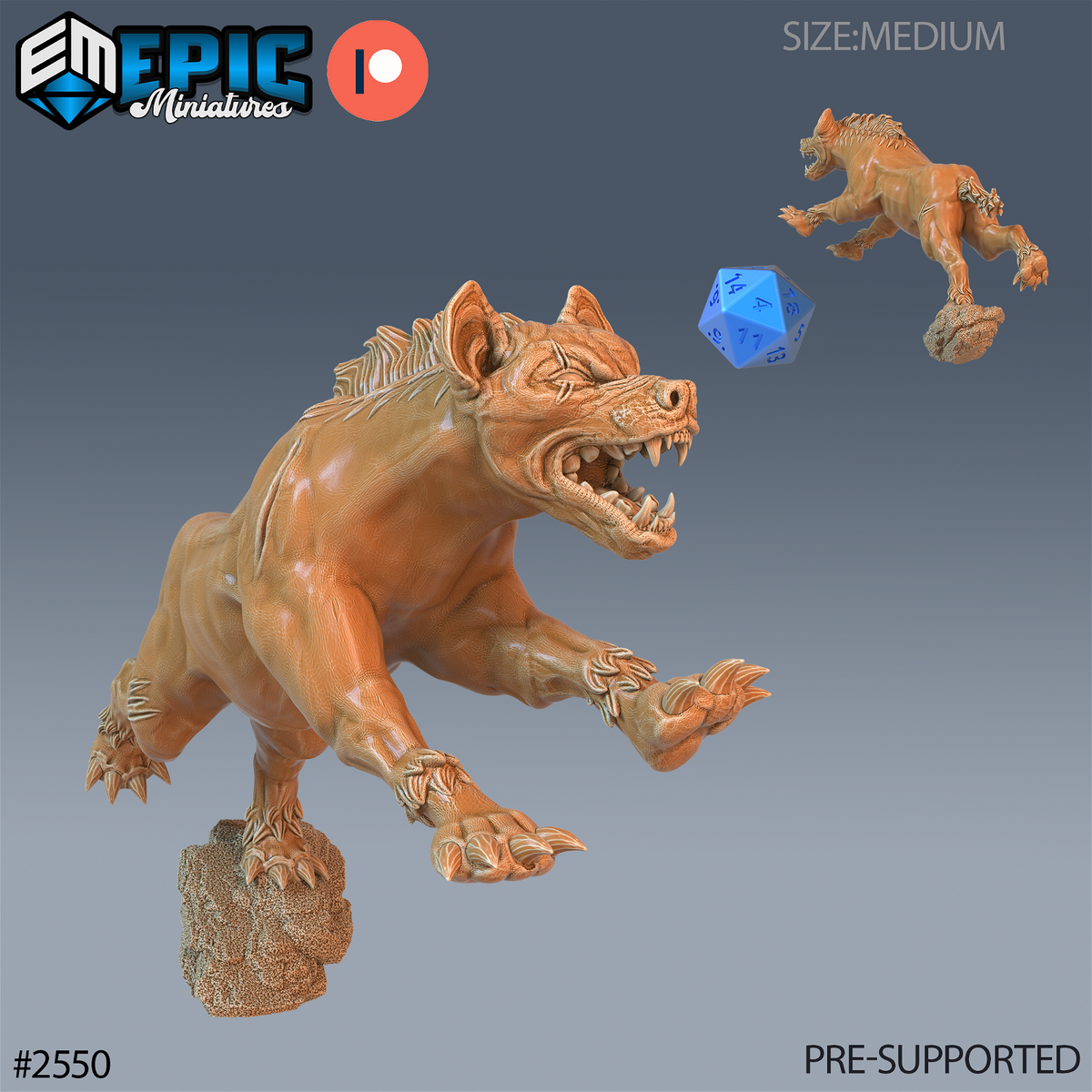 Hyena - The Printable Dragon