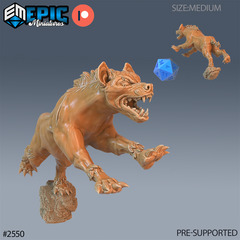 Hyena 3D-printed model