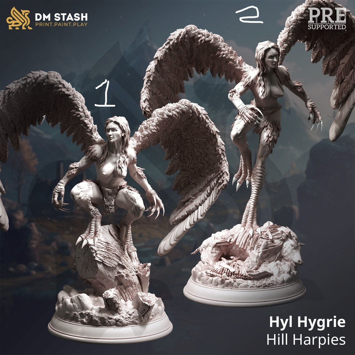 Hyl Hygrie Hill Harpies - The Printable Dragon