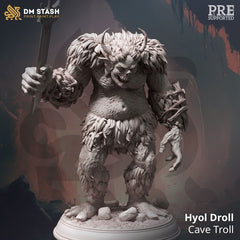 Hyol Droll Cave Troll 3D-printed model