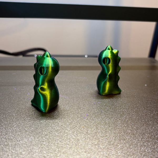 Layers in Green Print Blobs 3D-printed model