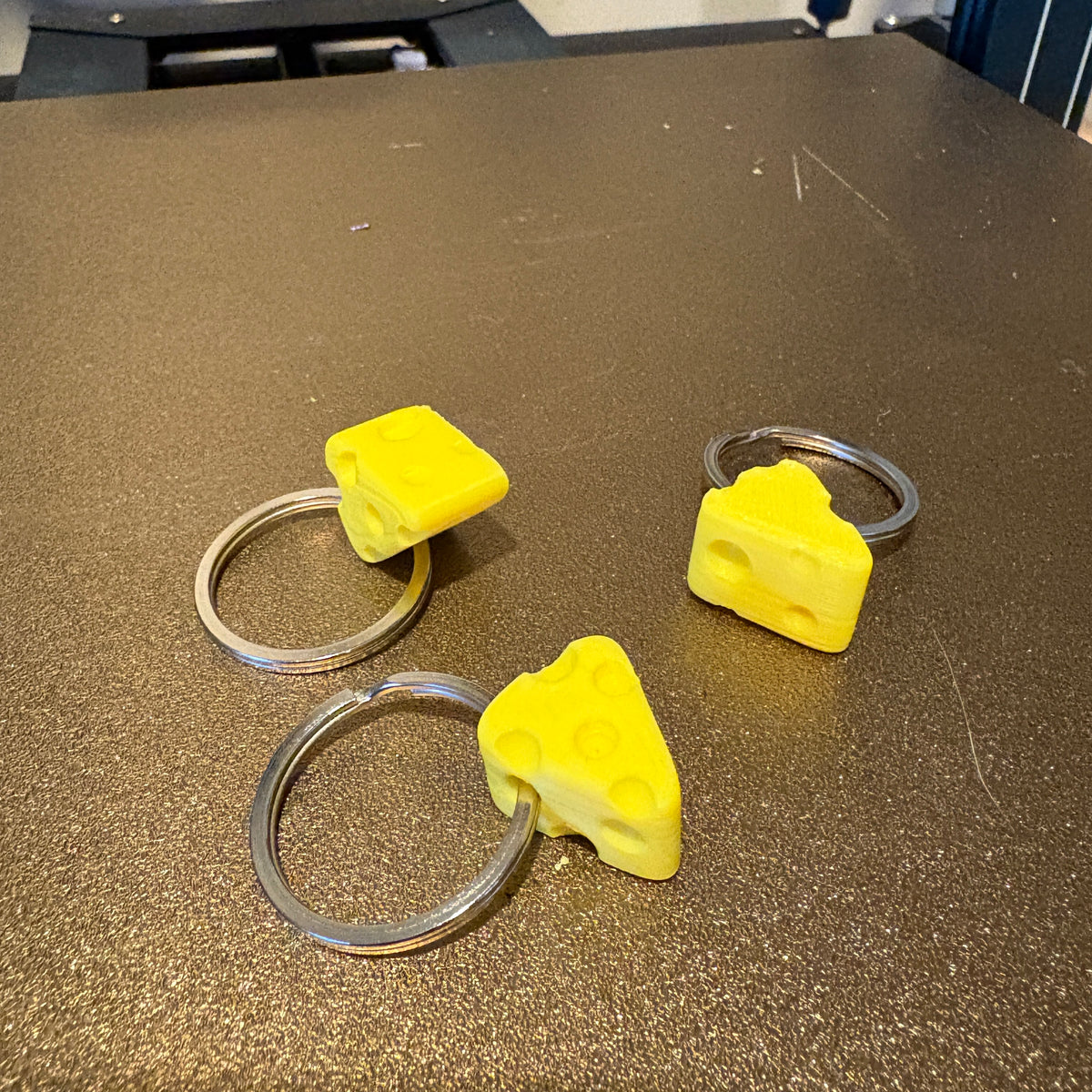 Cheese Keyring