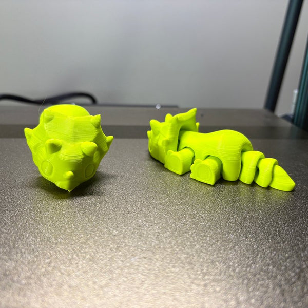 Triceratops 3D-printed model