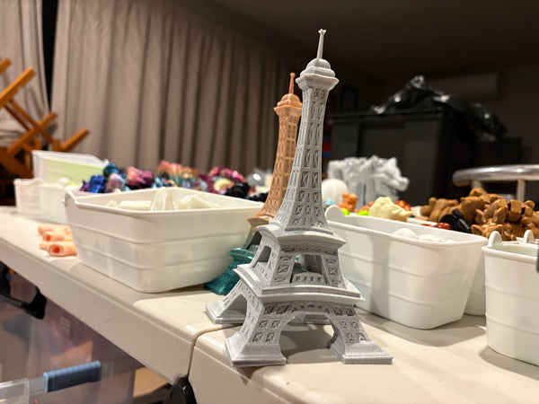 Eiffel Tower 3D-printed model